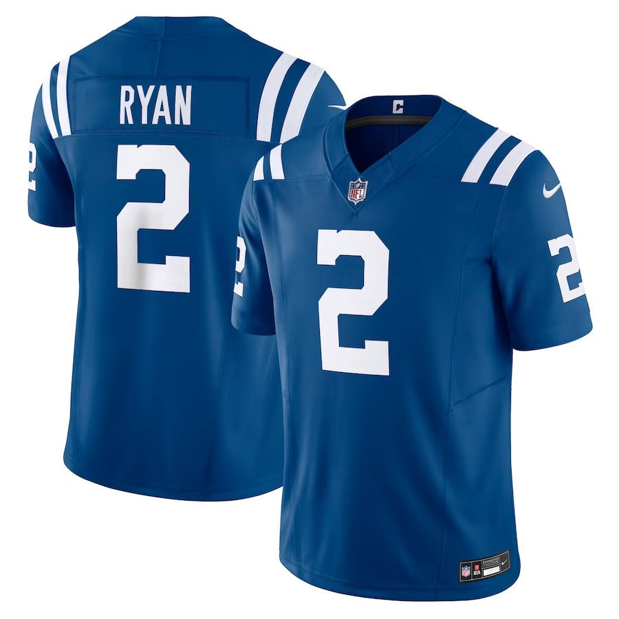 Men Indianapolis Colts #2 Matt Ryan Nike Royal Vapor F.U.S.E. Limited NFL Jersey->indianapolis colts->NFL Jersey